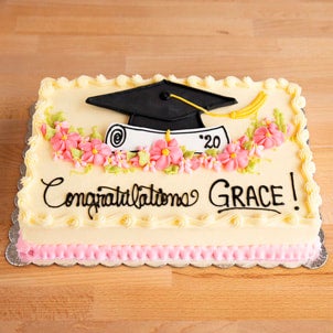 B&W Graduation cake. – Chefjhoanes